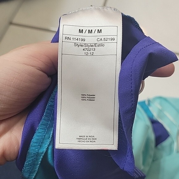 Roxy Women's side cut out blue mini dress Size S beach preppy spring summer - Picture 4 of 6